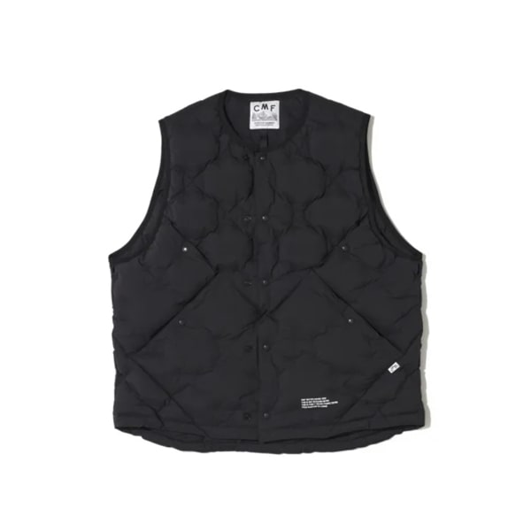 CMF OUTDOOR GARMENT/シーエムエフアウトドアガーメント/CMF WOVEN DOWN VEST ダウンベスト BLACK M