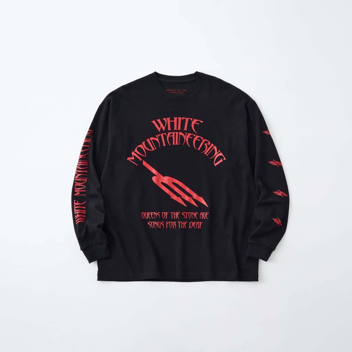White Mountaineering/ホワイトマウンテニアリング/QOTSA SONGS FOR THE DEAF L/S T-SHIRT Tシャツ BLACK L