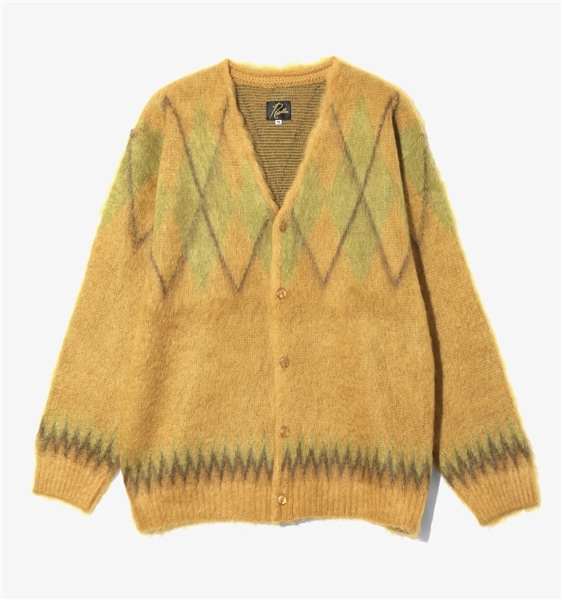 NEEDLES/ニードルズ/MOHAIR CARDIGAN - ARGYLE モヘアカーディガン ARGYLE S