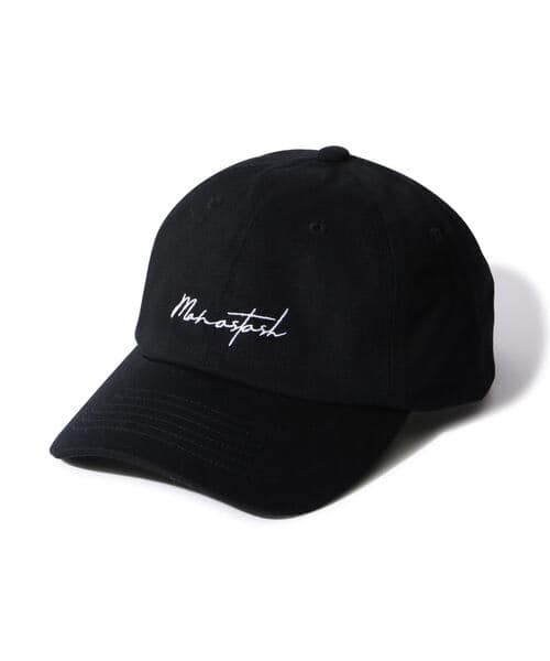 MANASTASH/マナスタッシュ/COTTON TWILL LOW CAP キャップ BLACK free