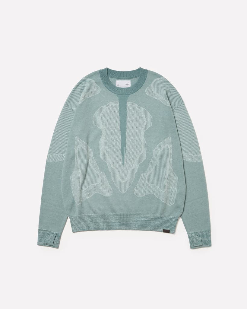Y(dot) BY NORDISK/ワイドット バイ ノルディスク THERMO KNIT CREW NECK P/O/サーモニットプルオーバー SAGE M