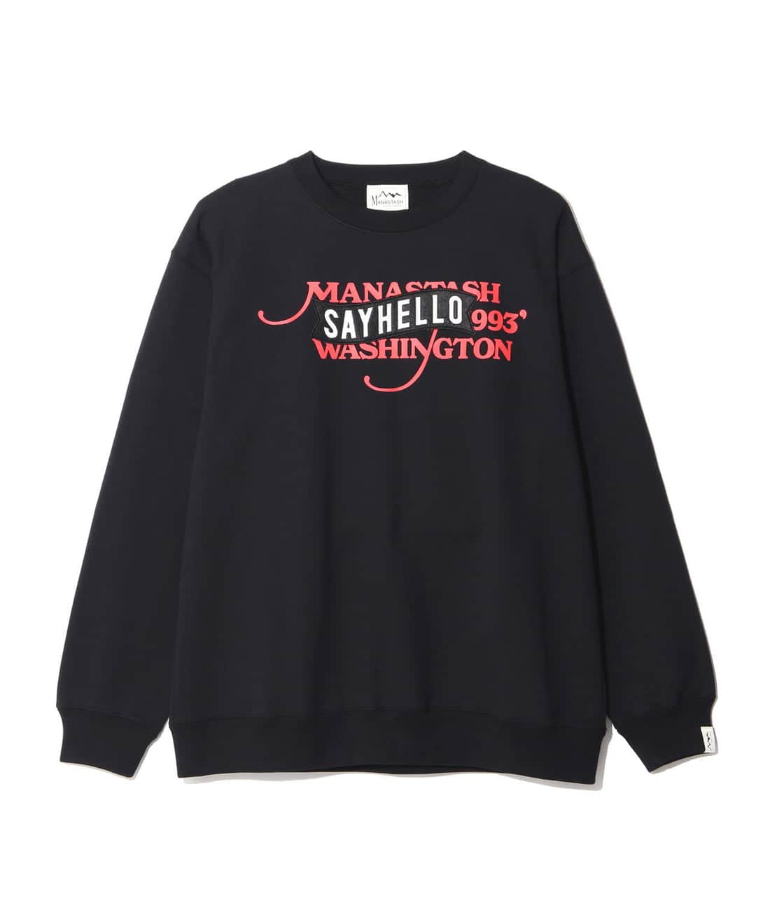 MANASTASH/マナスタッシュ/xSAYHELLO SWEATSHIRTS スウェット BLACK M