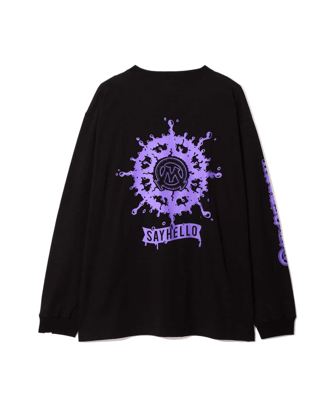 MANASTASH/マナスタッシュ/SAYHELLO L/S TEE Tシャツ BLACK M