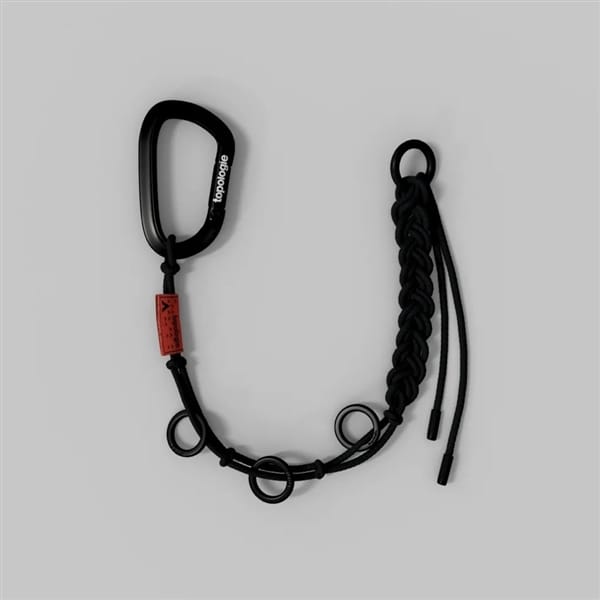 Topologie/トポロジー  Braided Key Chain（ブレイデッド キーチェーン） Black FREE
