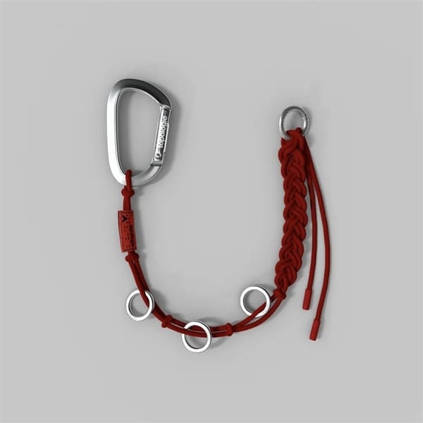 Topologie/トポロジー  Braided Key Chain（ブレイデッド キーチェーン） Topologie Red FREE