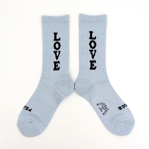 ROSTER SOX/ロスターソックス/LOVE　レディース BLUE 1