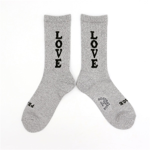 ROSTER SOX/ロスターソックス/LOVE　レディース GREY 1