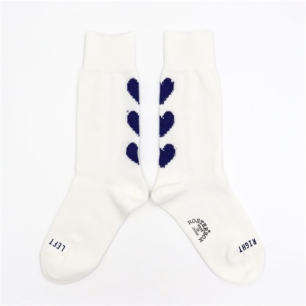 ROSTER SOX/ロスターソックス/Heart by X　レディース WHITE 1