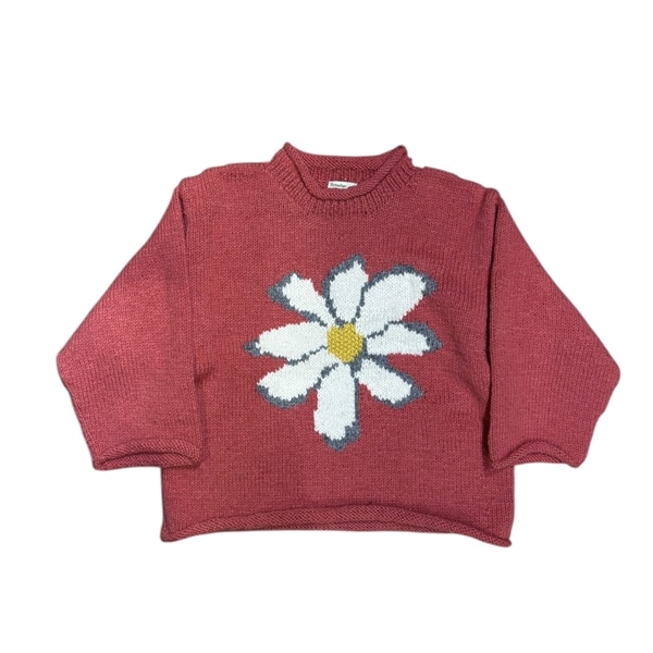 MacMahon Knitting Mills /マクマホンニッティングミルズ/All Roll Knit-Flower PINK FREE