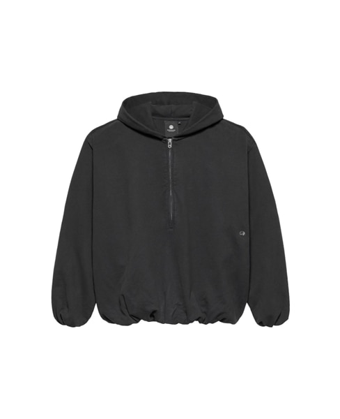 New Amsterdam Surf Association/ニューアムステルダムサーフアソシエーション/INFLATABLE HOODIE WASHED BLACK フーディー　パーカー BLACK M