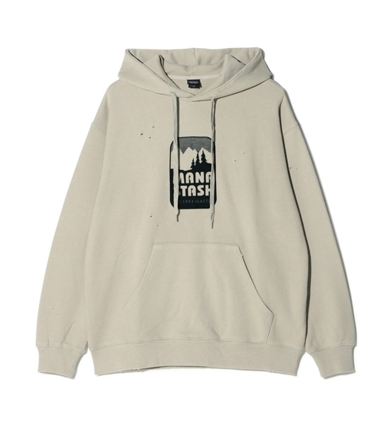 MANASTASH/マナスタッシュ/DISTRESSED HOODIE PARK ベージュ M