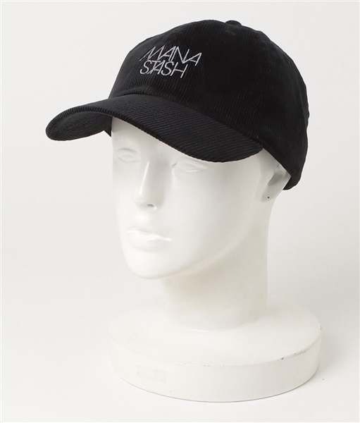 MANASTASH/マナスタッシュ/EMB LOGO CORDUROY LOW CAP ブラック FREE