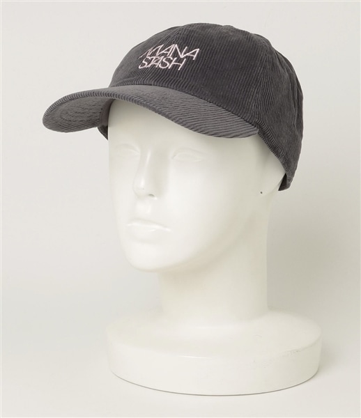 MANASTASH/マナスタッシュ/EMB LOGO CORDUROY LOW CAP グレー FREE