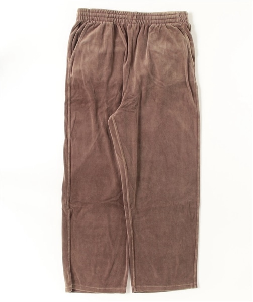 B omnivore/ビーオムニボー/velours pant ベロアパンツ ブラウン M