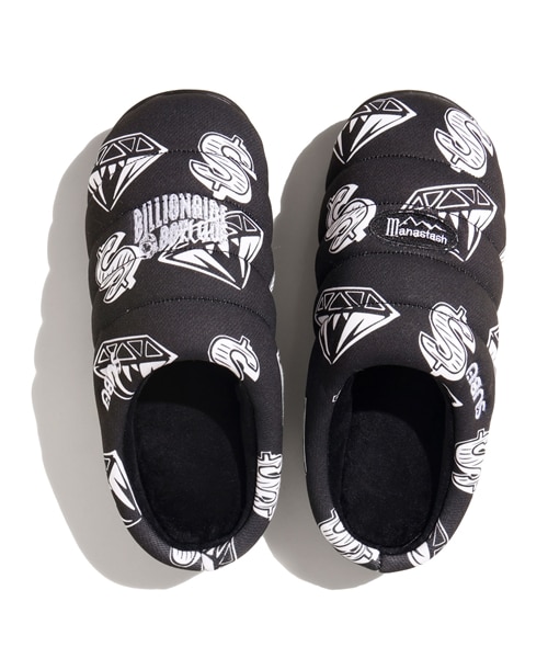 BILLIONAIRE BOYS CLUB×MANASTASH/ビリオネアボーイズクラブ×マナスタッシュ/BBC MANA SUBU EMB LOGO スブ ブラック 0