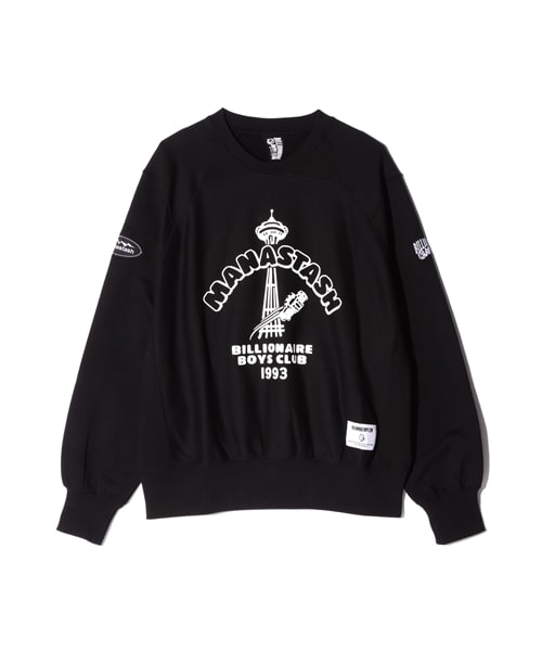 BILLIONAIRE BOYS CLUB×MANASTASH/ビリオネアボーイズクラブ×マナスタッシュ/BBC MANA SWEAT ブラック S