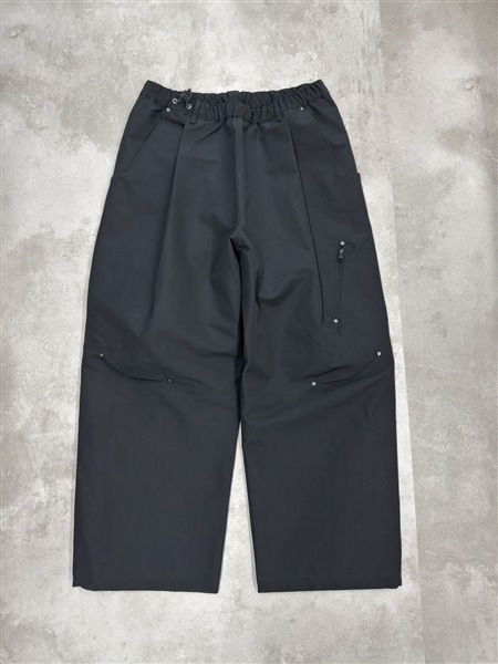 PASTOR NOVA/パストルノヴァ/DIAGONAL TECH PANTS Ⅲ BLACK 1