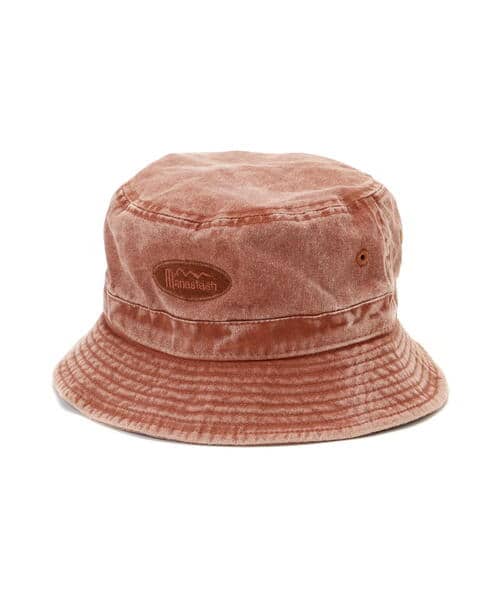 MANASTASH/マナスタッシュ/ORIGINAL LOGO BUCKET HAT バケットハット オレンジ free
