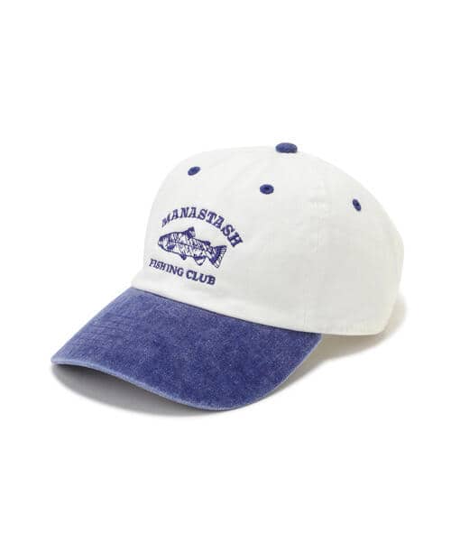 MANASTASH/マナスタッシュ/FISHING CLUB CAP キャップ ブルー free