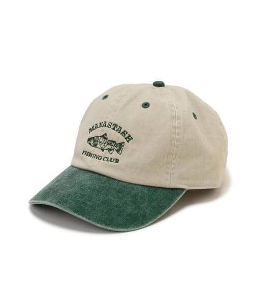 MANASTASH/マナスタッシュ/FISHING CLUB CAP キャップ モスグリーン free