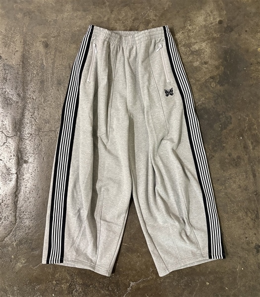 NEEDLES×BEAVER/ニードルズ×ビーバー/別注H.D. Track Pant - Cotton Jersey -GRAY- ヒザデルトラックパンツ　ヒザデルパンツ グレー XS