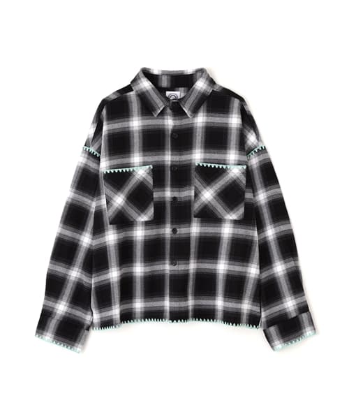 B omnivore/ビーオムニボー/HAND STITCH SHIRT ハンドステッチシャツ ホワイト M