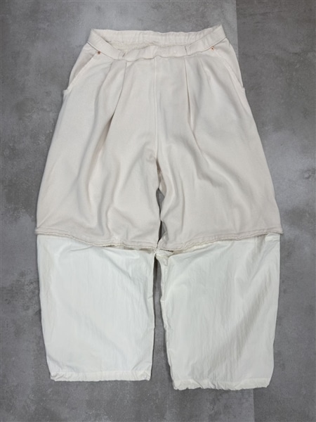 PASTOR NOVA/パストルノヴァ/RAW EDGE DETACHABLE PANTS Ⅳ ECRU 2