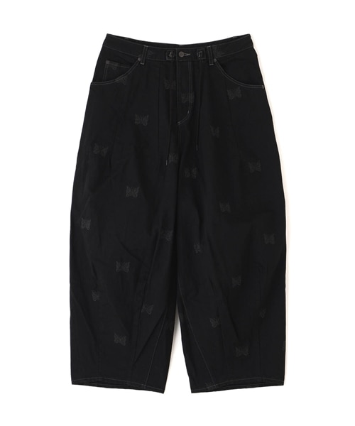 Needles×BEAVER/ニードルズ×ビーバー/別注H.D. Jean - 12oz Denim ヒザデルデニムパンツ BLACK XS