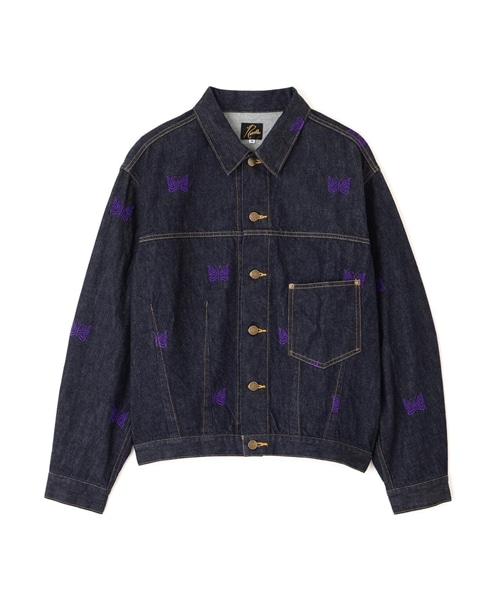 Needles×BEAVER/ニードルズ×ビーバー/別注Darts Bottom Jean Jacket - 12oz Denim デニムジャケット INDIGO S