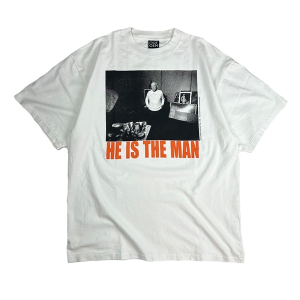 NOT OEM（ノットオーイーエム）/HE IS THE MAN / TEE ホワイト S