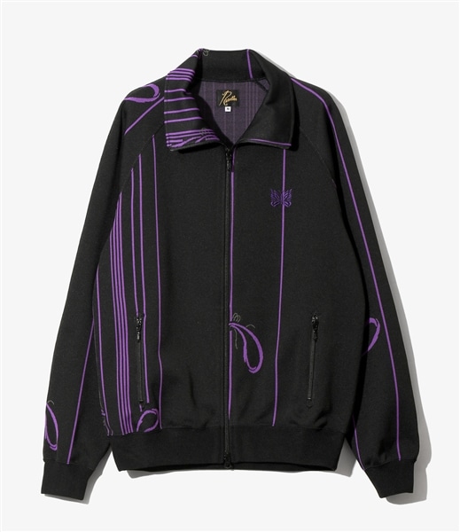 NEEDLES/ニードルズ/TRACK JACKET - POLY JACQUARD -BLACK- トラックジャケット BLACK M