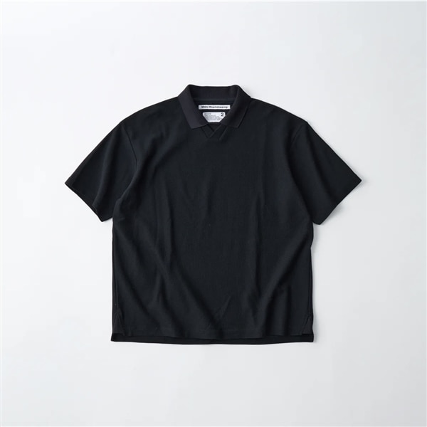 White Mountaineering/ホワイトマウンテニアリング/POLO SHIRT ポロシャツ BLACK 1