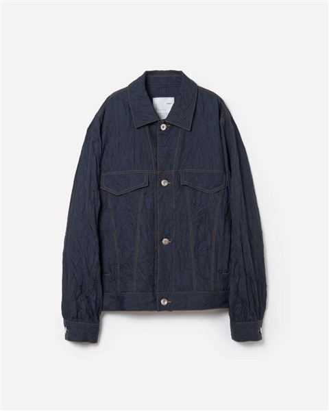 YDOT/ワイドット/WRINKLE NYLON TT JACKET NAVY M
