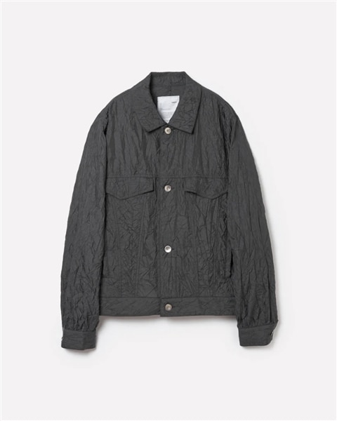 YDOT/ワイドット/WRINKLE NYLON TT JACKET CHARCOAL M