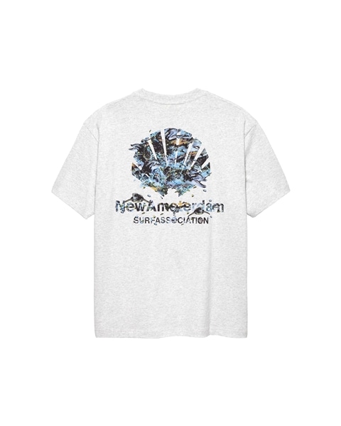 New Amsterdam Surf Association/ニューアムステルダムサーフアソシエーション/DOLPHIN TEE ASH ASH S