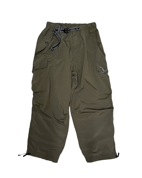 and wander/アンドワンダー/Oversized Cargo Pants オーバーサイズカーゴパンツ KHAKI M