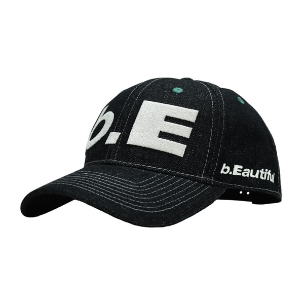 b.Eautiful/ビューティフル/b.E Hat (Black Denim / Off-White) Black Denim / Off-White FREE