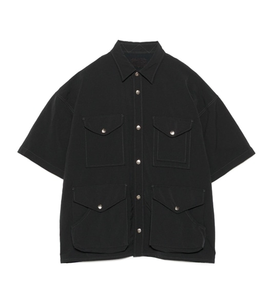 THE NORTH FACE Purple Label/ザ ノースフェイス パープルレーベル/Garment Dyed ALPHADRY Field S/S Shirts ブラック M