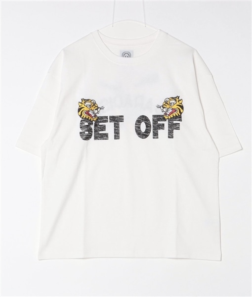 B omnivore/ビーオムニボー/TIGER TEE WHITE M