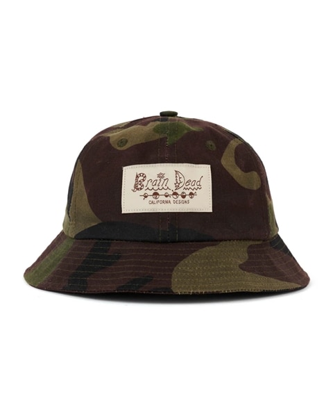 BRAIN DEAD/ブレインデッド/ADJUSTABLE 6 PANEL BELL HAT - CAMO(FREE