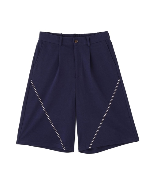 B omnivore/ビーオムニボー/STITCH SHORTS ステッチショーツ ネイビー M