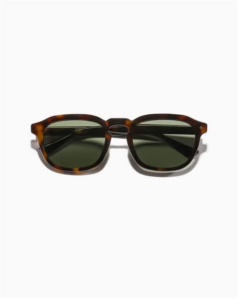 SZADE/エスザーデ/archer ; mustard tortoiseshell / moss polarised サングラス mustard tortoiseshell / moss polarised FREE