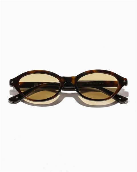 SZADE/エスザーデ/nolan ; mustard tortoiseshell / caper サングラス mustard tortoiseshell / caper FREE