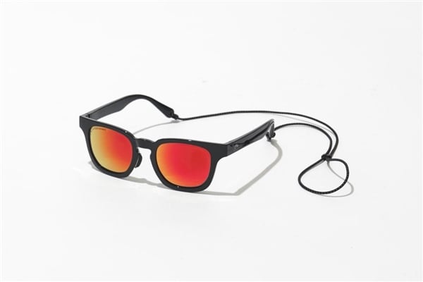 CMF OUTDOOR GARMENT/シーエムエフアウトドアガーメント/LEON-S サングラス BLACK×M.ORANGE-ONE FREE