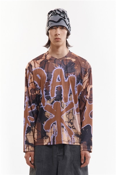 P.A.M.(Perks And Mini)/パム(パークスアンドミニ)/PATINA LS MESH TOP  ロングスリーブメッシュトップ MULTI M