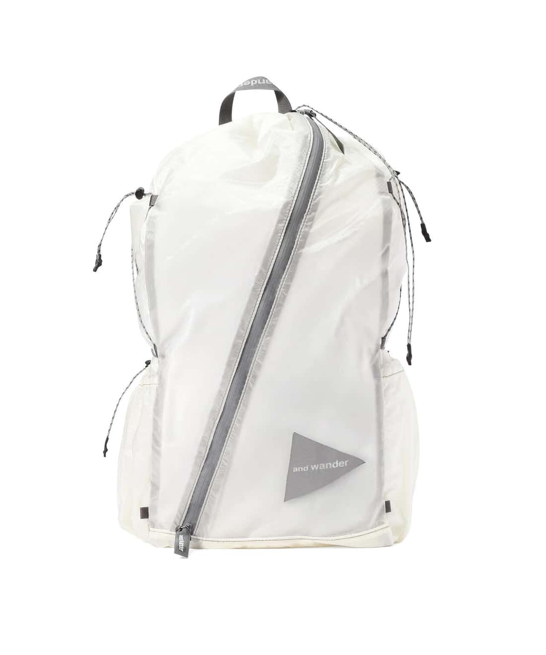 and wander/アンドワンダー/sil daypack/シルデイバッグ ホワイト FREE