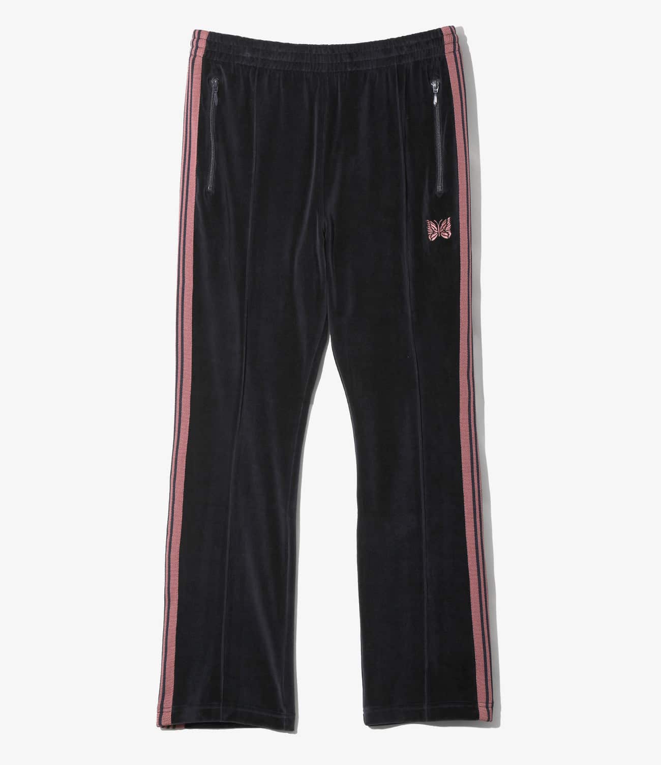 NEEDLES/ニードルズ/NARROW TRACK PANT - C/PE VELOUR ナロートラックパンツベロア NAVY XS