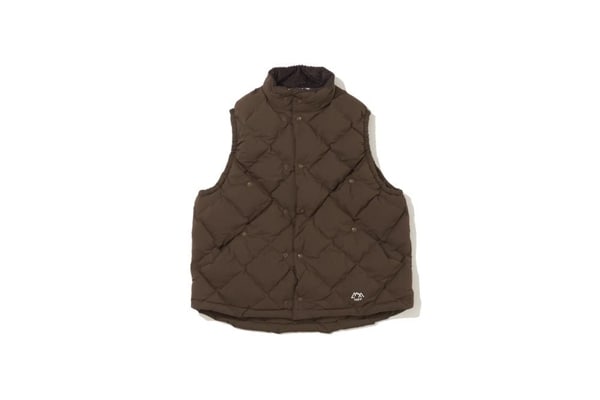 CMF OUTDOOR GARMENT/シーエムエフ アウトドアガーメント/CMF WOVEN DOWN VEST ダウンベスト BROWN M