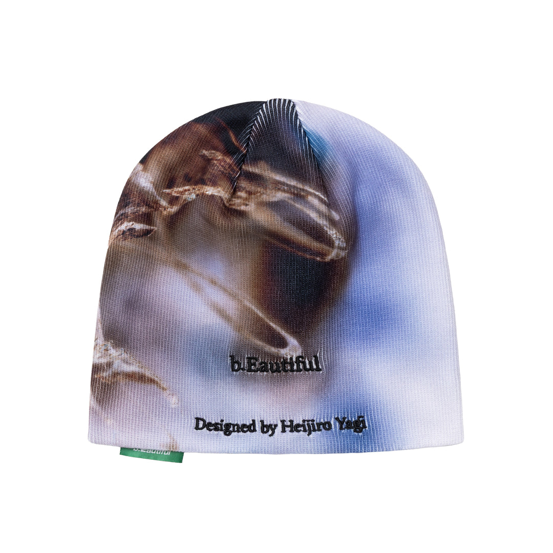 b.Eautiful/ビューティフル/b.Eautiful x Heijiro Yagi untitled.2681 Beanie (Brown) ビーニー ブラウン FREE