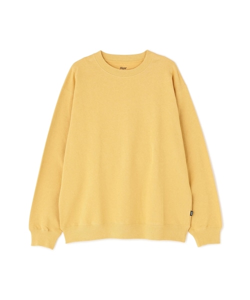 MANASTASH/マナスタッシュ/HEMP＠by manastash/HEMP DAYS SWEAT CREW  スウェット　トレーナー イエロー M